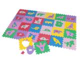 Tapete de Atividades EVA Mingone Fofinho - Alfabicho 26 Peças 15x15cm cada