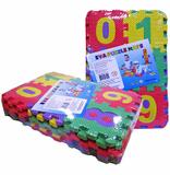 Tapete de eva numeros / letras com 36 pecas 9x9cm - 20 comercial
