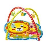 Tapete ginasio de atividades bebe infantil musical playground portatil com bolsa amigos da selva - Makeda