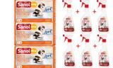 Tapete Higiênico Cães Sanol Dog 3 Pacotes (30 un cada) + Educador Sanitário Canino Stop Dog Sanol 6 Frascos 500ml