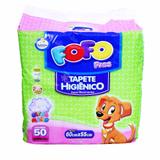 Tapete Higiênico Fofo - 60x55cm Para Cães - 50 Un