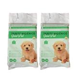 Tapete Higiênico Petlike Good Pad 60 x 60cm Aroma Limão Kit com 2 pacotes com 7 Unidades
