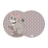 Tapete PET Gato Cinza - Mdecore