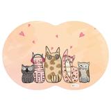 Tapete PET Gatos Bege - Mdecore