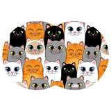 Tapete PET Gatos Colorido - Mdecore