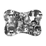 Tapete PET Mdecore Animais Preto e Branco