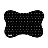 Tapete PET Mdecore Bolinhas Preto