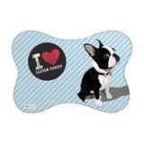 Tapete PET Mdecore Boston Terrier Azul