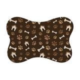 Tapete PET Mdecore Casinha Cachorro Marrom