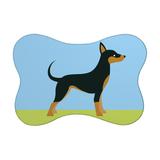 Tapete PET Mdecore Doberman Azul
