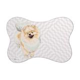 Tapete PET Mdecore Spitz Alemão Bege