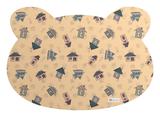 Tapete PET Mdecore Urso Casa Laranja
