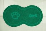 Tapete Pet Oval Em Pvc Para Cães E Gatos 25x45 Cm - Loani