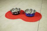 Tapete pet oval vermelho - loaní - Loani