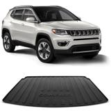 Tapete Porta Malas Bandeja Jeep Compass 2017 e 2018 Preto Fabricado em PVC com Bordas de Segurança - Requinte tapetes