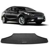 Tapete Porta Malas Bandeja Kia Cerato 2018 e 2019 Preto em PVC Impermeável 1 Peça Shutt