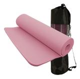 Tapete Yoga Mat - Colchonete Ginástica - Grande Premium 8mm 7145 rosa - MB