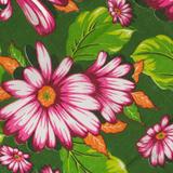 Tecido de Chita Florida Verde para Decoração Festa Junina 35cm - Festabox