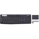 Teclado Bluetooth Multi-Device sem Fio Logitech K375s com Suporte Universal para Tablet e Smartphone