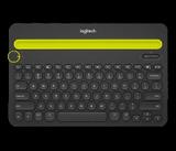 Teclado Logitech Bluetooth K480 Multi-Device Tablet Preto