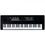 Teclado Musical Para Iniciantes Queen\s 54 Teclas com Led - Queens