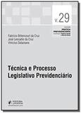 Tecnica e processo legislativo previdenciario - vo - Editora juspodivm
