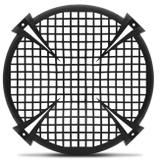 Tela Alto Falante 12 Polegadas Master Fiamon Tipo Grade Preto Resistente - Fiamon sound componentes