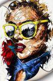 Tela Canvas Mulher Aquarela - Não informado
