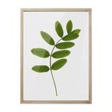 Tela com impressao de folha 30cm x 40cm x 2cm - Btc decor