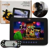 Tela Encosto Cabeça 9 Polegadas DVD790 LCD DVD USB SD MP3 MP4 Fone Função Game Com Controle Remoto - Kx3
