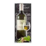 Tela Impressa Garrafa Vinho Branco Fullway 60x150x6