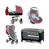 Tela Mosquiteiro Proteção Para Carrinho Bebe Conforto berço - Multikids baby