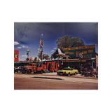 Tela Posto Carro Amarelo - Goods br