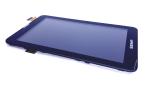 Tela Touch + Painel frontal para Tablet da marca Semp Toshiba preto modelo TA0709GP de 7 polegadas Original