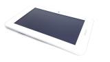 Tela Touch + Painel frontal para Tablet modelo TA0704W Branco da marca Semp Toshiba com cabo flat Original