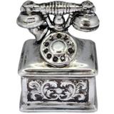 Telefone de resina prata - Btc decor