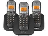 Telefone Sem Fio Intelbras TS 5123 + 2 Ramais - Identificador de Chamada Viva Voz Conferência