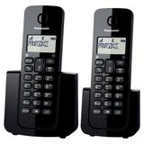 Telefone sem Fio KX-TGB112LBB Preto com Identificador de Chamadas + Ramal - Panasonic