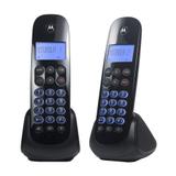 Telefone sem Fio Motorola 750-MRD2 Preto Dect 6.0 com Identificador de Chamadas, Viva-Voz + 1 Ramal