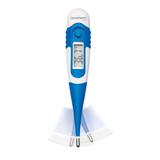 Termometro Digital Flexivel Azul Geratherm