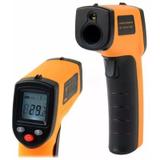 Termômetro Digital Infravermelho Com LASER -50º A 380ºC Amarelo - Rpc