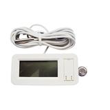 Termometro digital lcd -50 +70c branco sensor ntc - Brasiterm