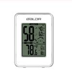 Termômetro Digital Temperatura Higrômetro Umidade C/F - Branco - Baldr