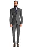 Terno Slim Oxford Cinza Chumbo - Jordhan