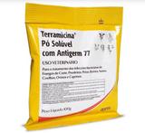 Terramicina Antibacteriana Zoetis Pó Solúvel Para Aves Bovinos Ovinos E Suínos 100g