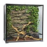 Terrario Para Reptéis Horizontal Grande C/ Decoração Exopets