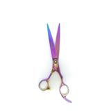 Tesoura Curva Rosa 7.5 Polegadas UAU