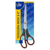 Tesoura de inox com ponta fina e cabo de plástico - 123 útil
