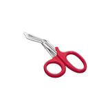 Tesoura Para Bandagem Ponta Romba MD 14cm - Vermelha