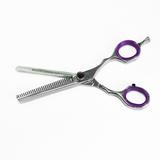Tesoura Pet Shop Maryam Fio Navalha Semi Dentada 5.5" - Maryam trading ltda